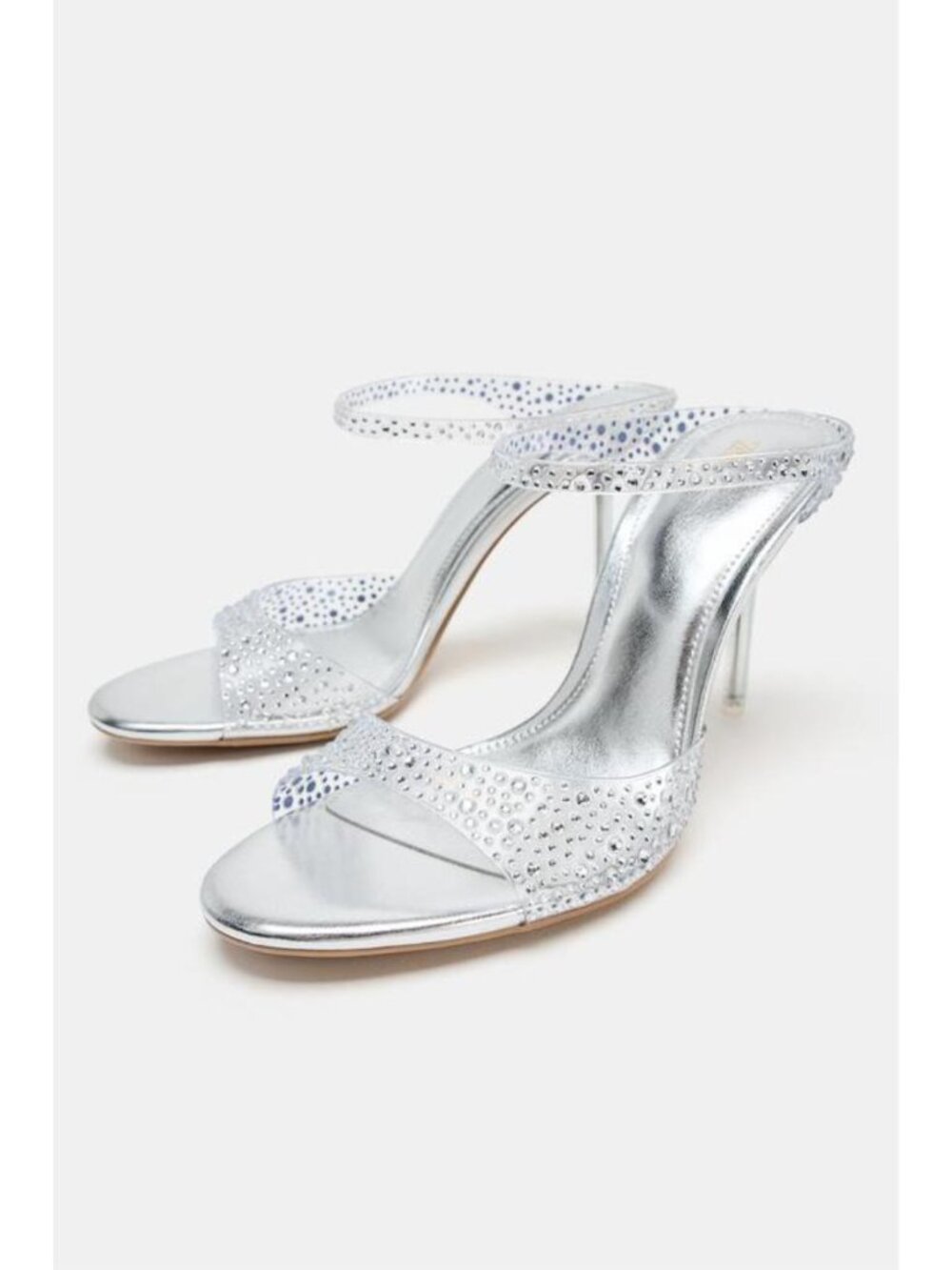 ZARA VINYL HEELED SANDALS 3822/810/808